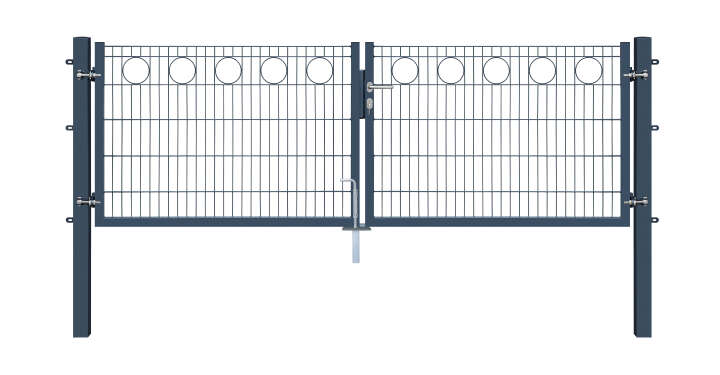 Gartentor Ring 2-flügelig